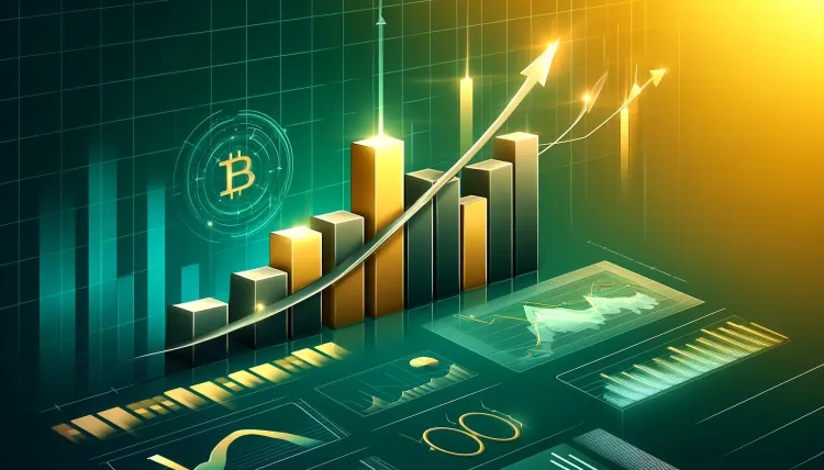 Bullish crypto market illustration